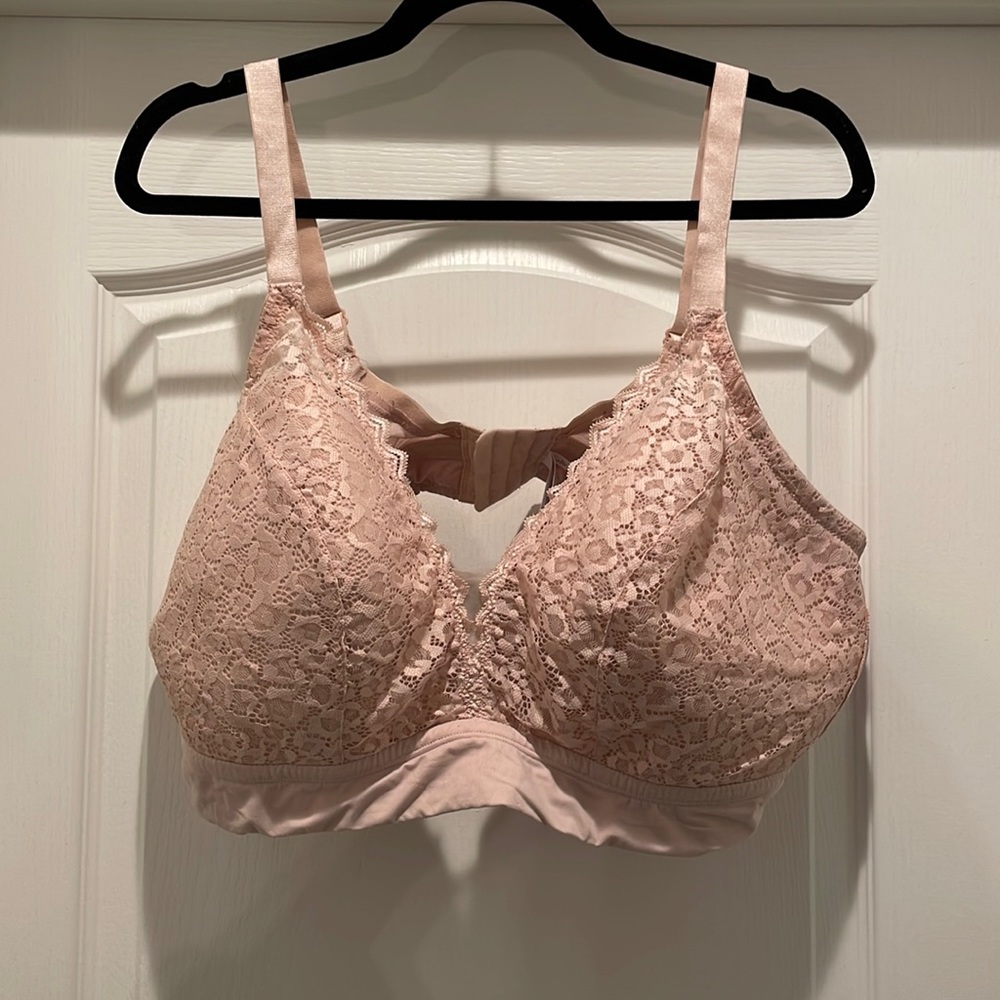 Auden wireless blush bralette 4X